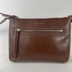 Cole Haan Brown Leather Crossbody Bag